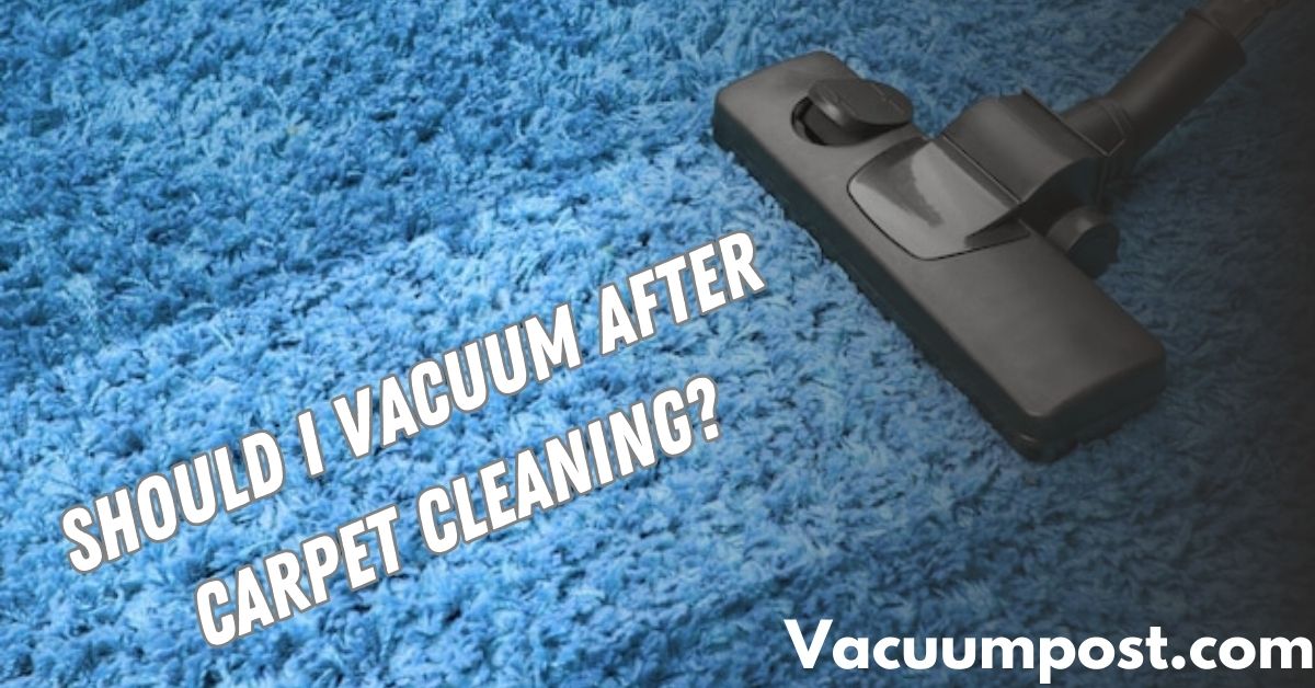 Should I Vacuum After Carpet Cleaning Vacuum Post