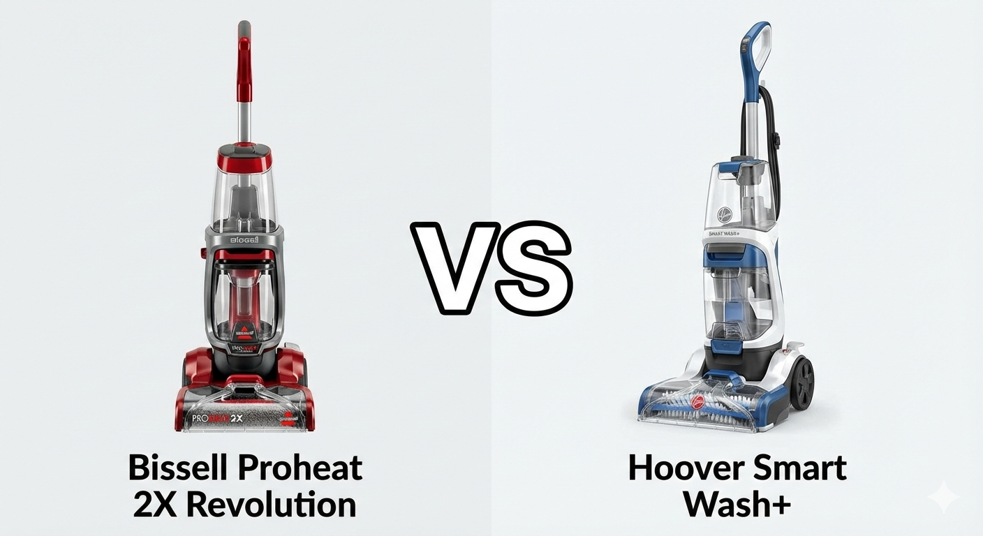 Bissell Proheat 2X Revolution Vs Hoover Smart Wash+ 2026 Comparison