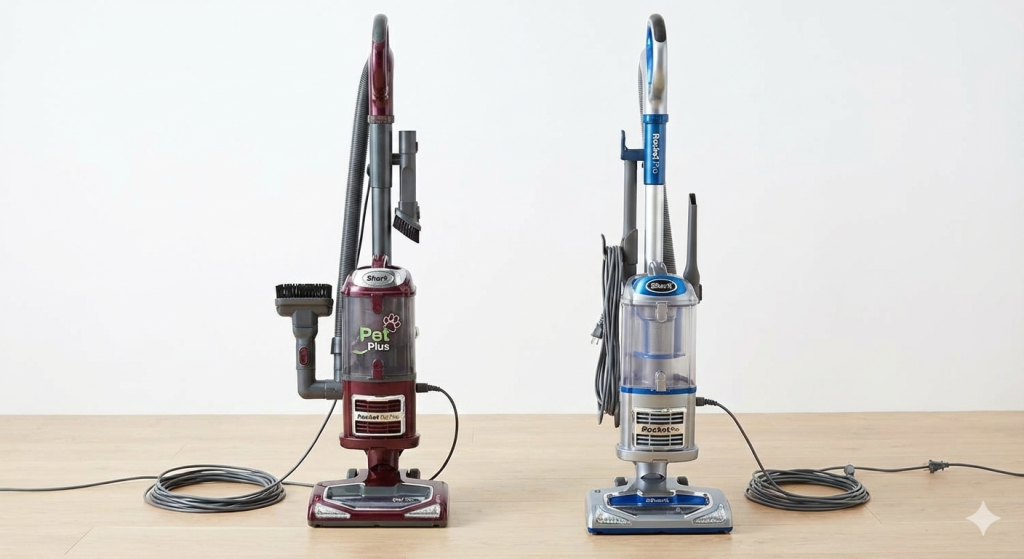 Shark HV322 Rocket Pet Plus vs HV371 Rocket Pro