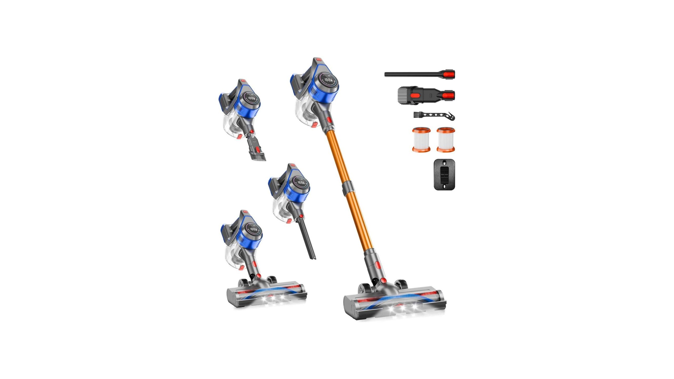 Cordless Stick Vacuum Cleaner – Rechargeable, Powerful Vacuu