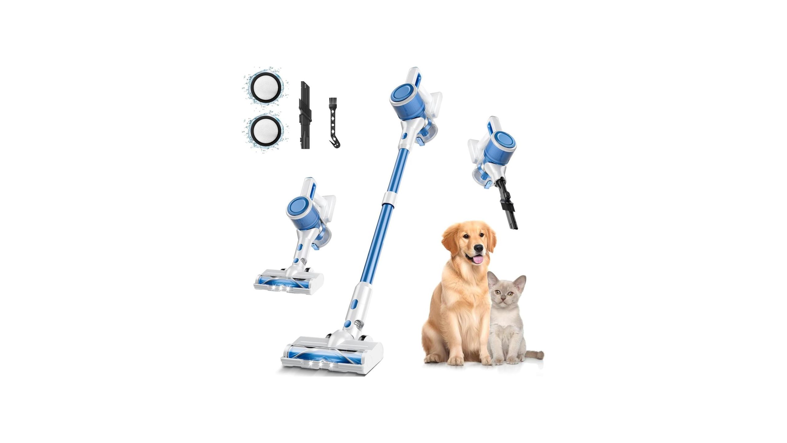 Cordless Vacuum Cleaner Home, 8-in-1 Lightweight Stick Vacuu