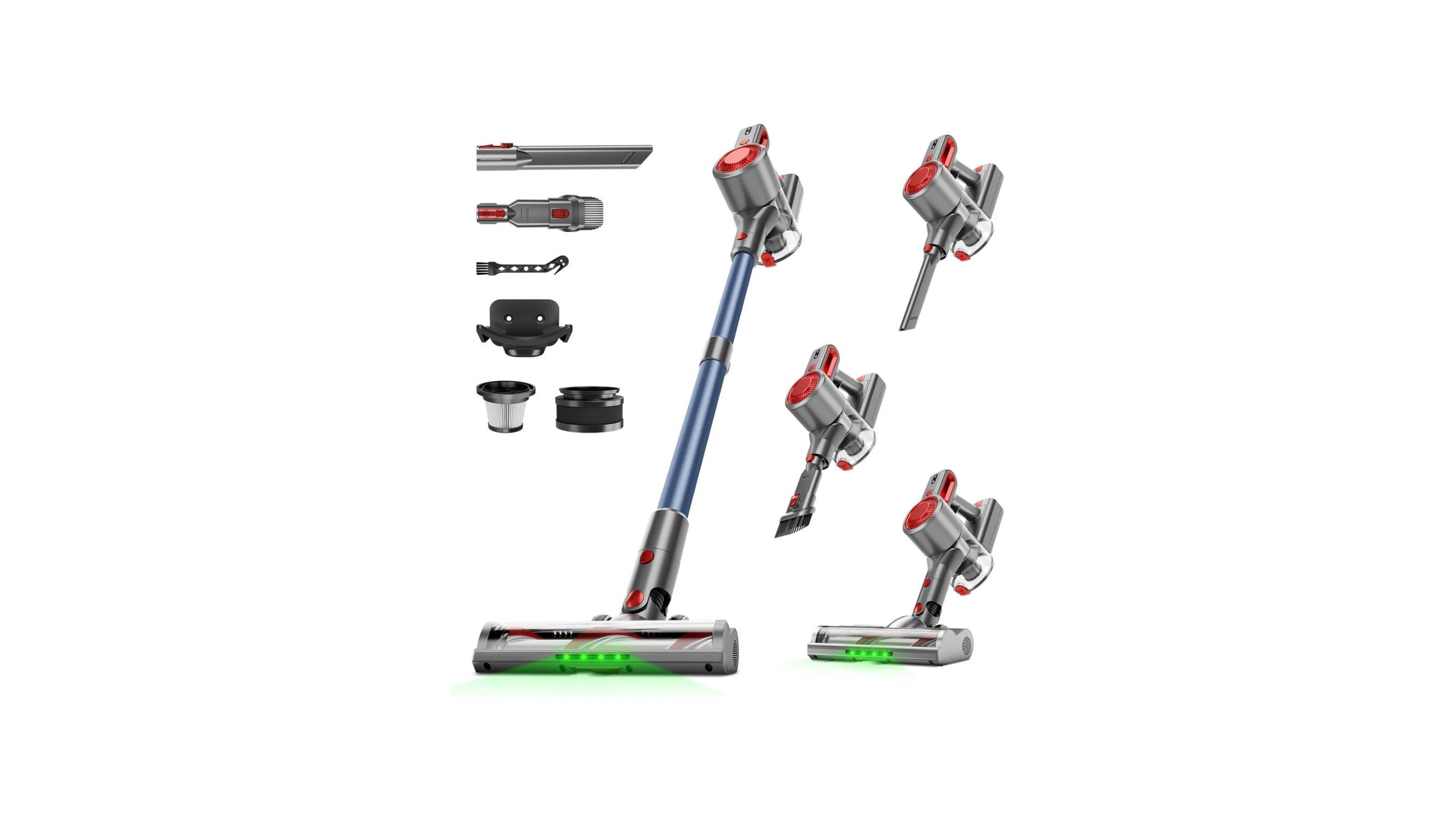 Cordless Vacuum Cleaner Home, Powerful Stick Vacuum Recharge