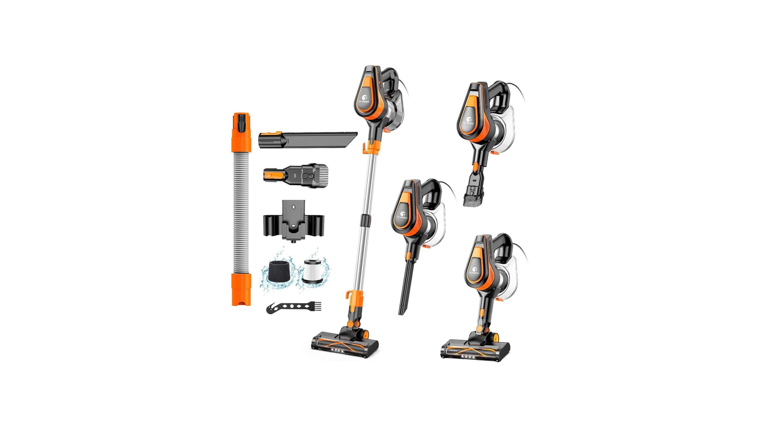23Ft Corded Vacuum Cleaner, 600W Powerful Self-Standing – Ho