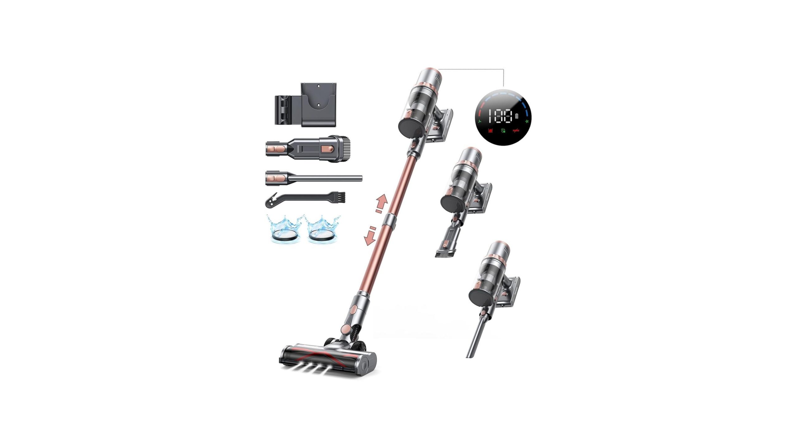 Cordless Vacuum Cleaner Handheld Vacuums 500W 45Kpa – Expert