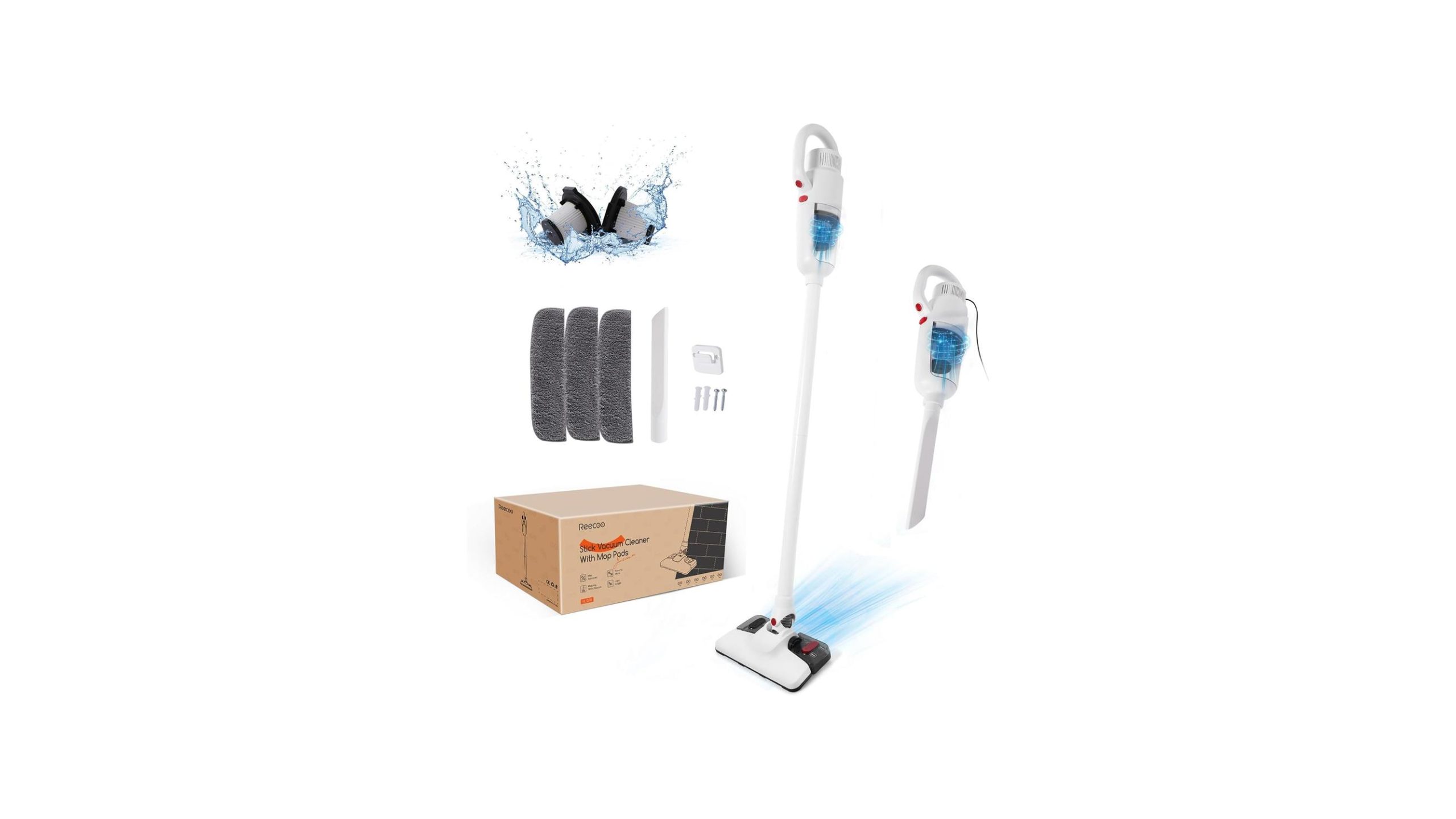 Lightweight Stick Vacuum Cleaner, Unique Vacuum Mop Combo –