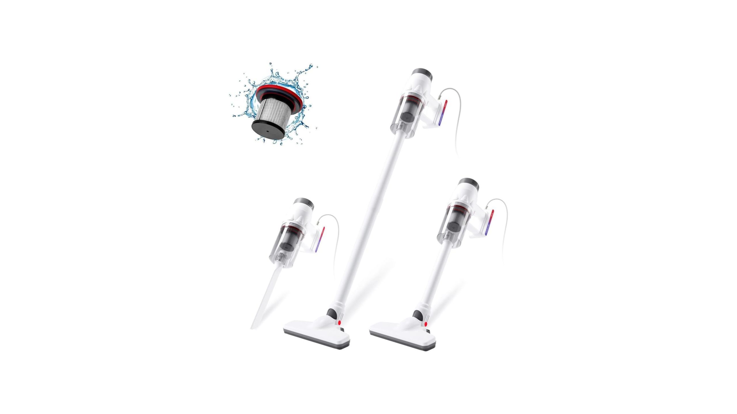 Corded Vacuum Cleaner, Handheld 5-in-1 Stick Lightweight Vac