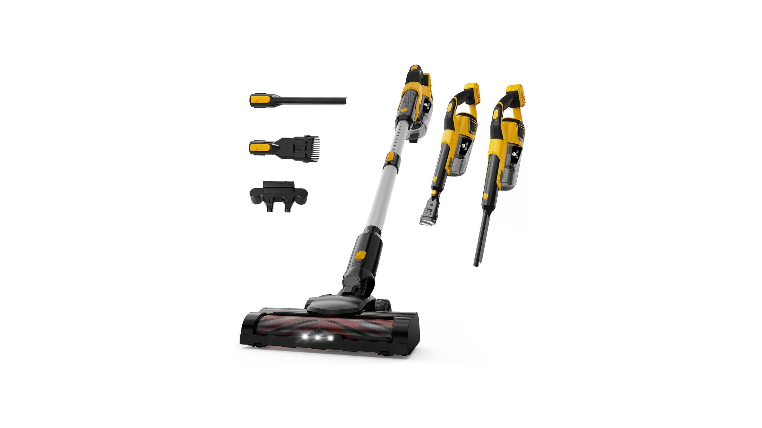 190W Brushless Cordless Vacuum Cleaner Compatible DeWalt 20V