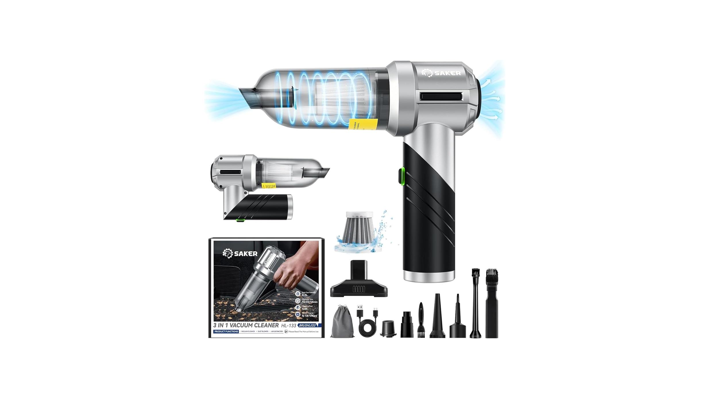 Saker Portable Handheld Vacuum – Detailed Review