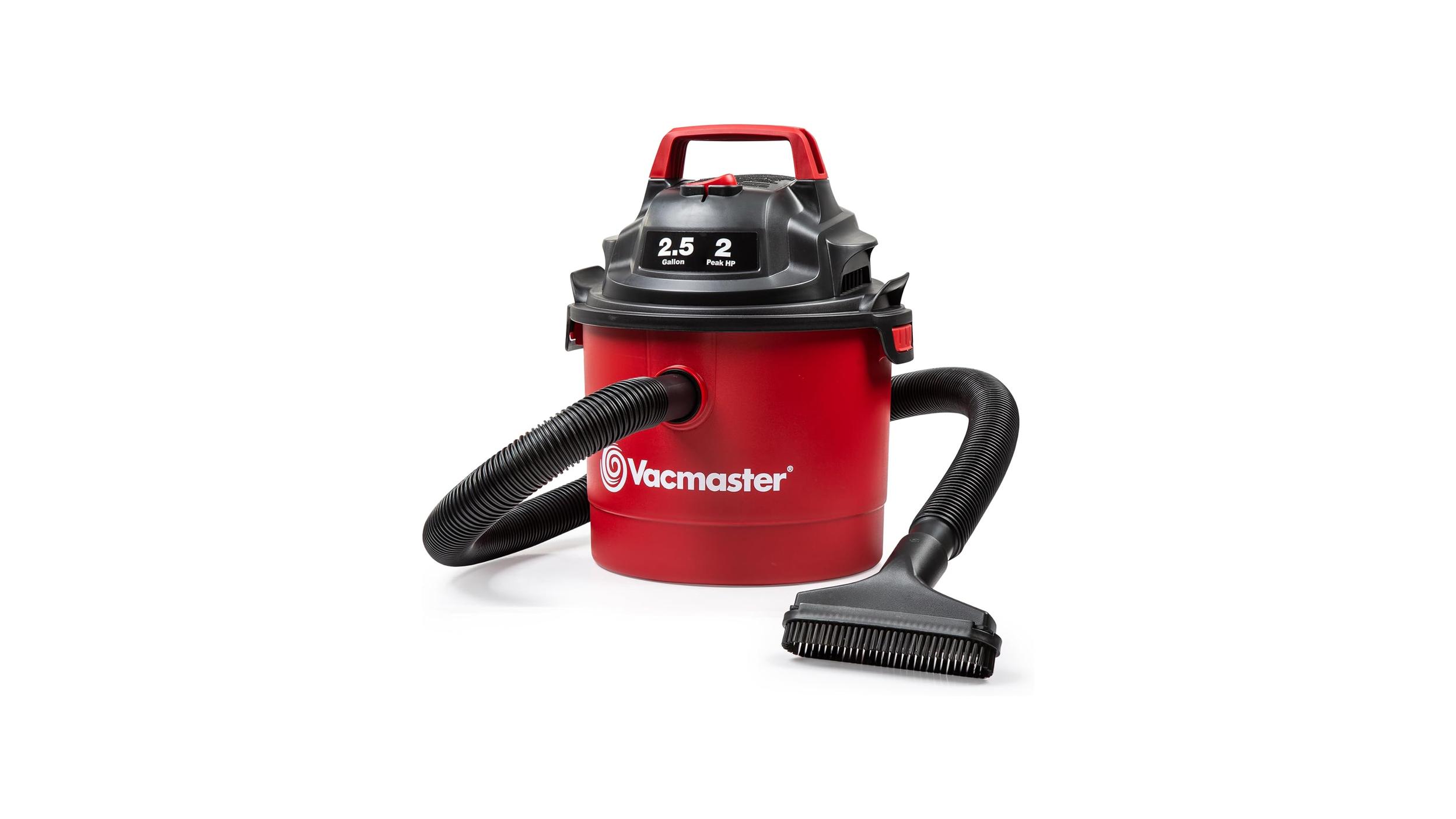 Vacmaster 2.5-Gallon 2 Peak HP Wall Mountable Wet Dry: Detai