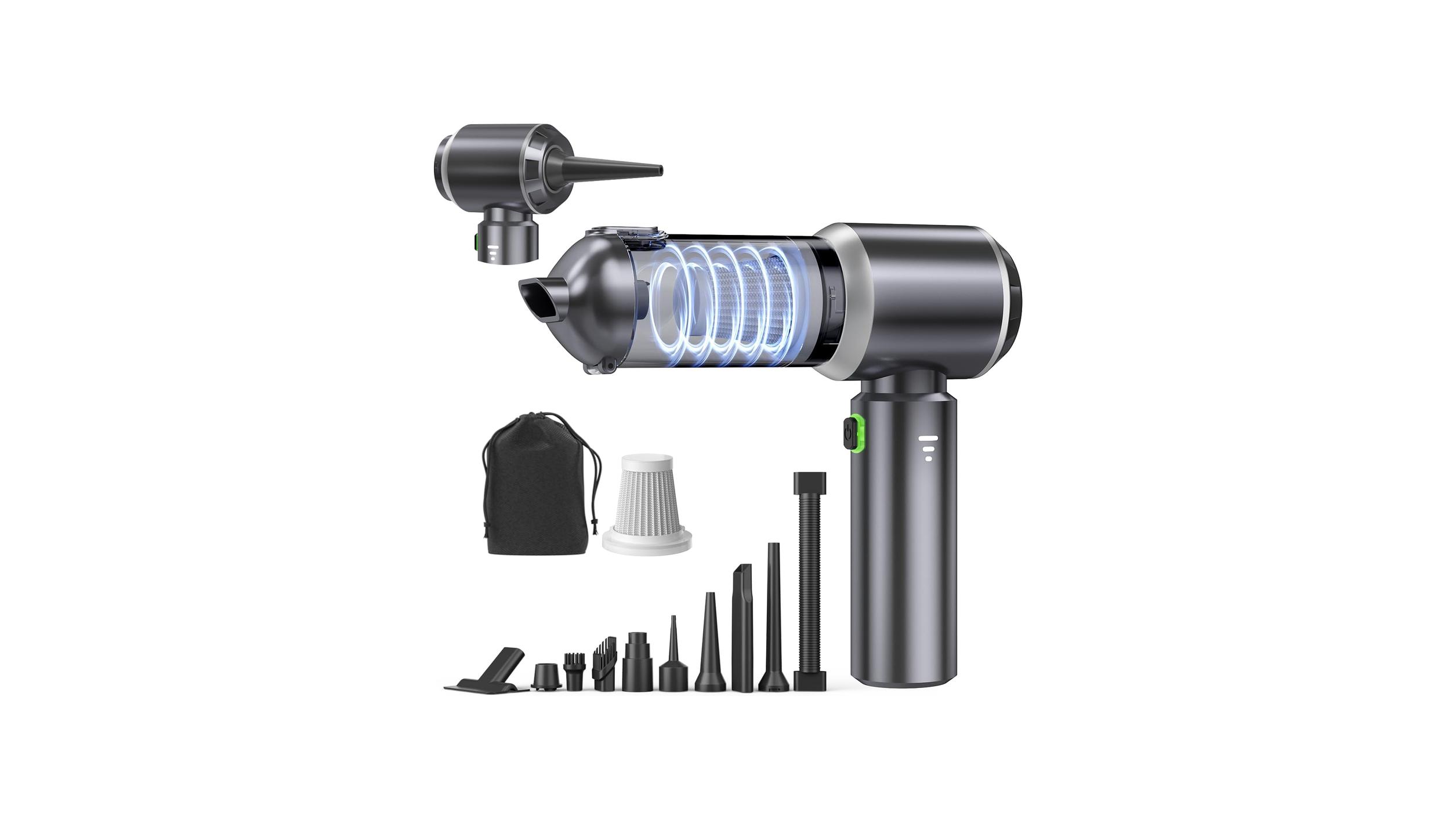 Car Vacuum Portable Cordless, Small Handheld Vacuum Cleaner
