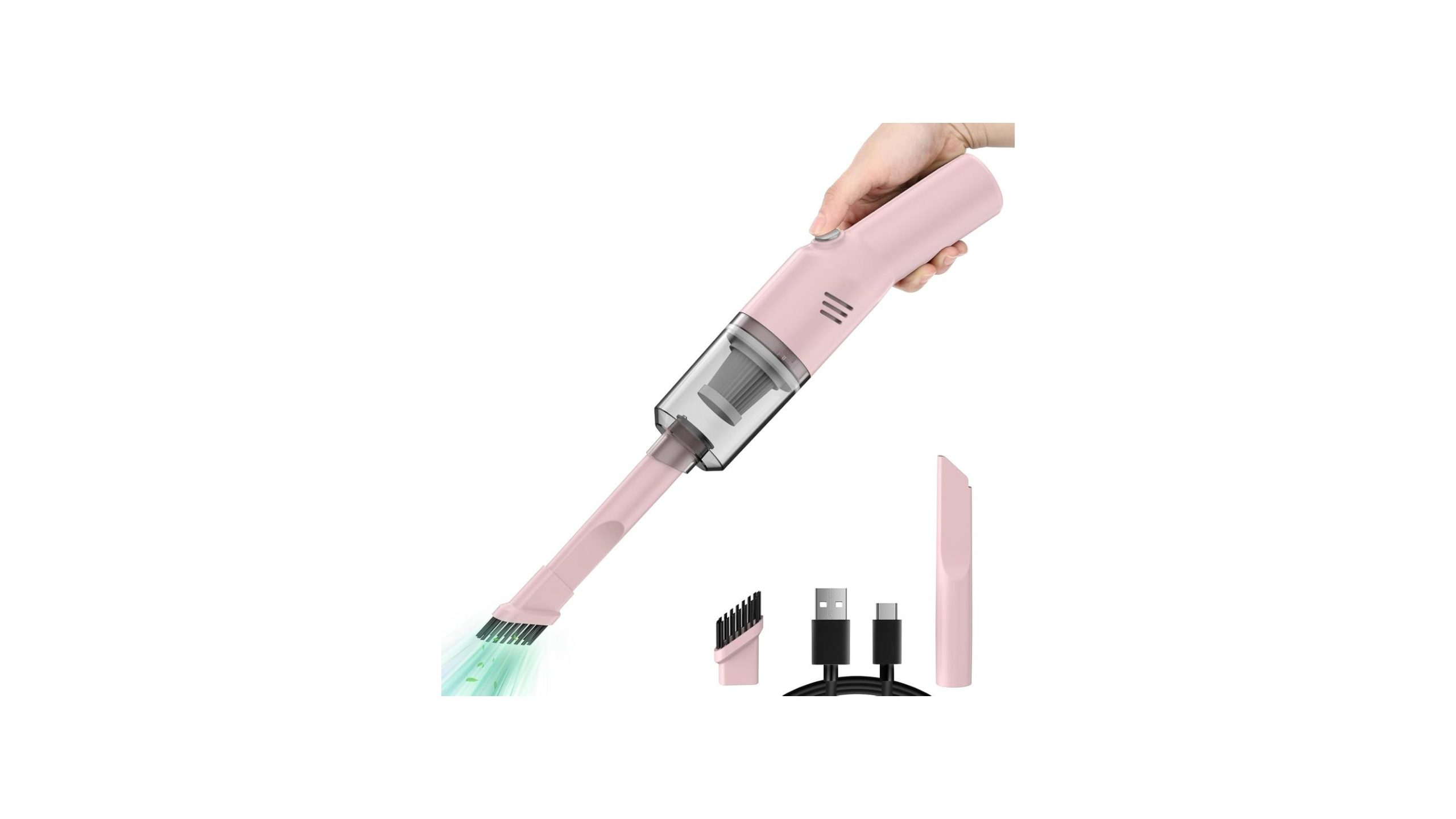 Portable Mini Car Vacuum Cleaner Pink – Pros & Cons