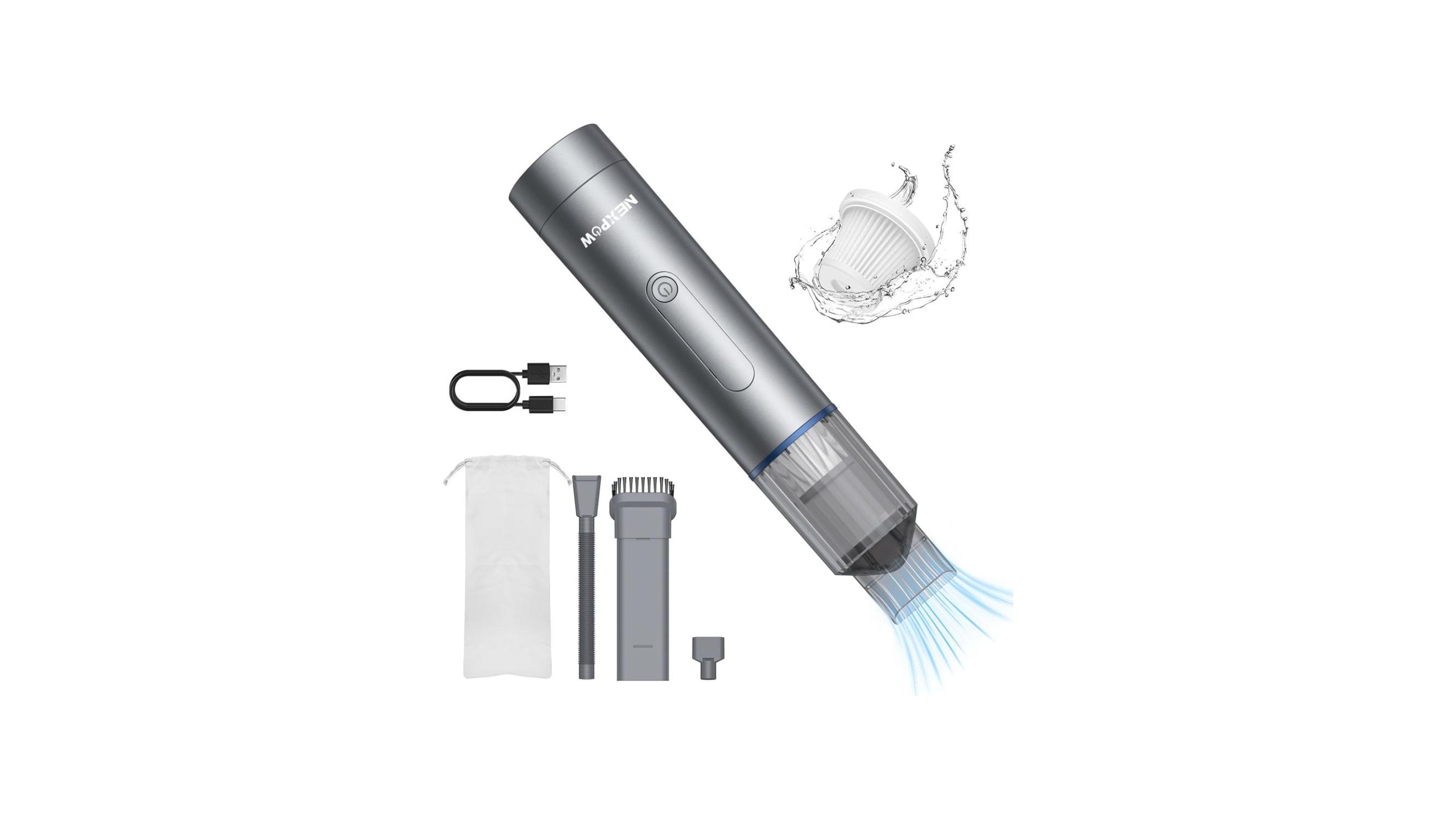 NEXPOW Car Vacuum, Portable 7000PA Handheld Vacuum Cleaner: