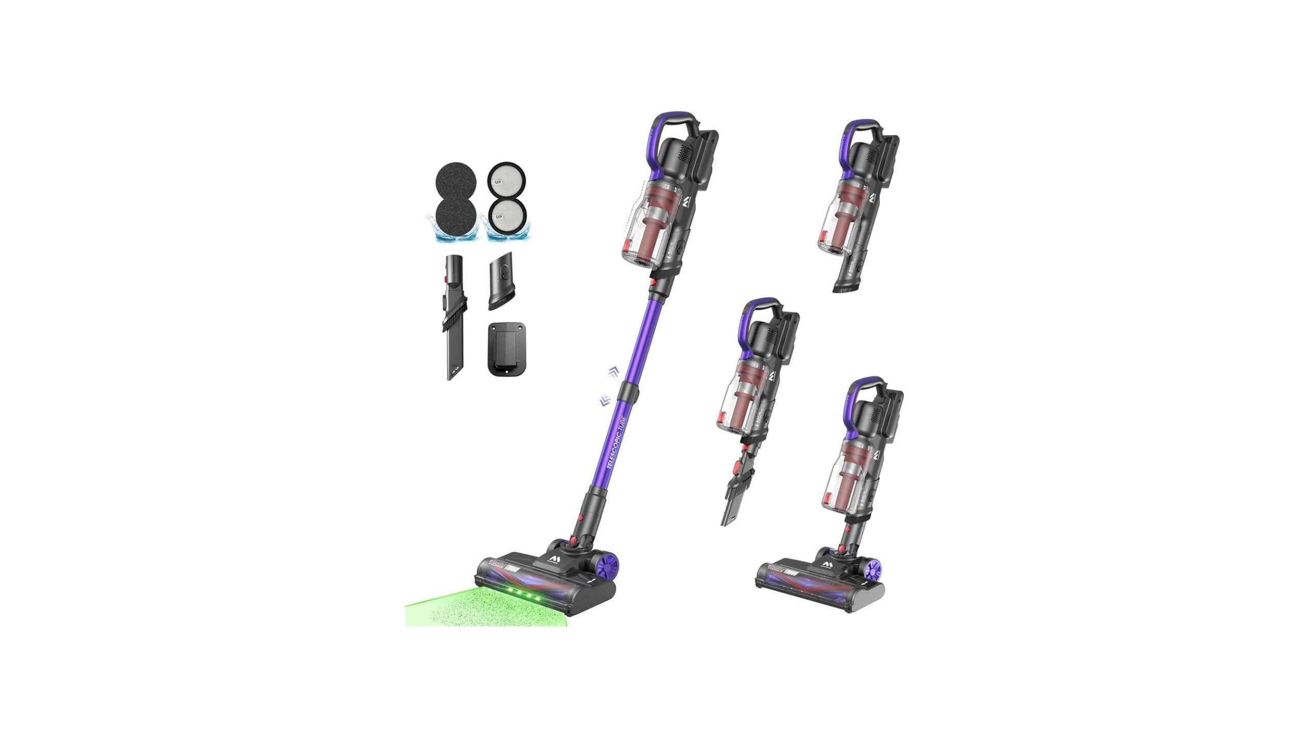 AlloyMove Cordless Vacuum Cleaner 45KPA, Up to 60mins – Comp