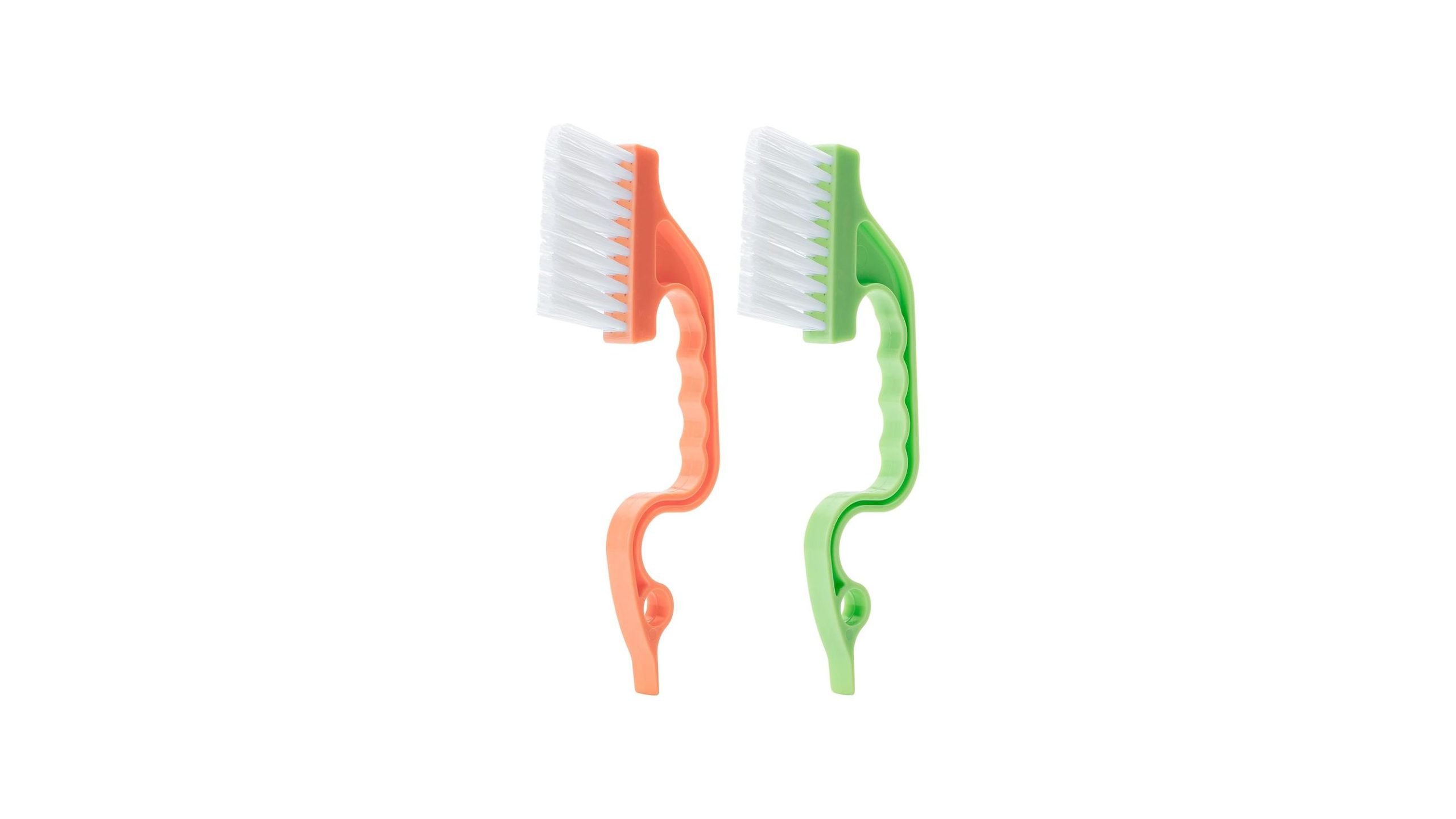 Slick- Window Track Cleaning Brush, 2 Pack, Orange – Detaile