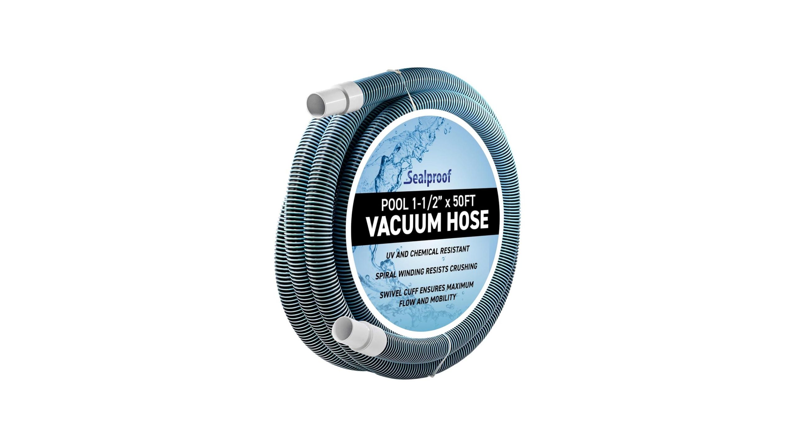 Swimming Pool Vacuum Hose 1-1/2″ x 50-Ft, – In-Depth Review
