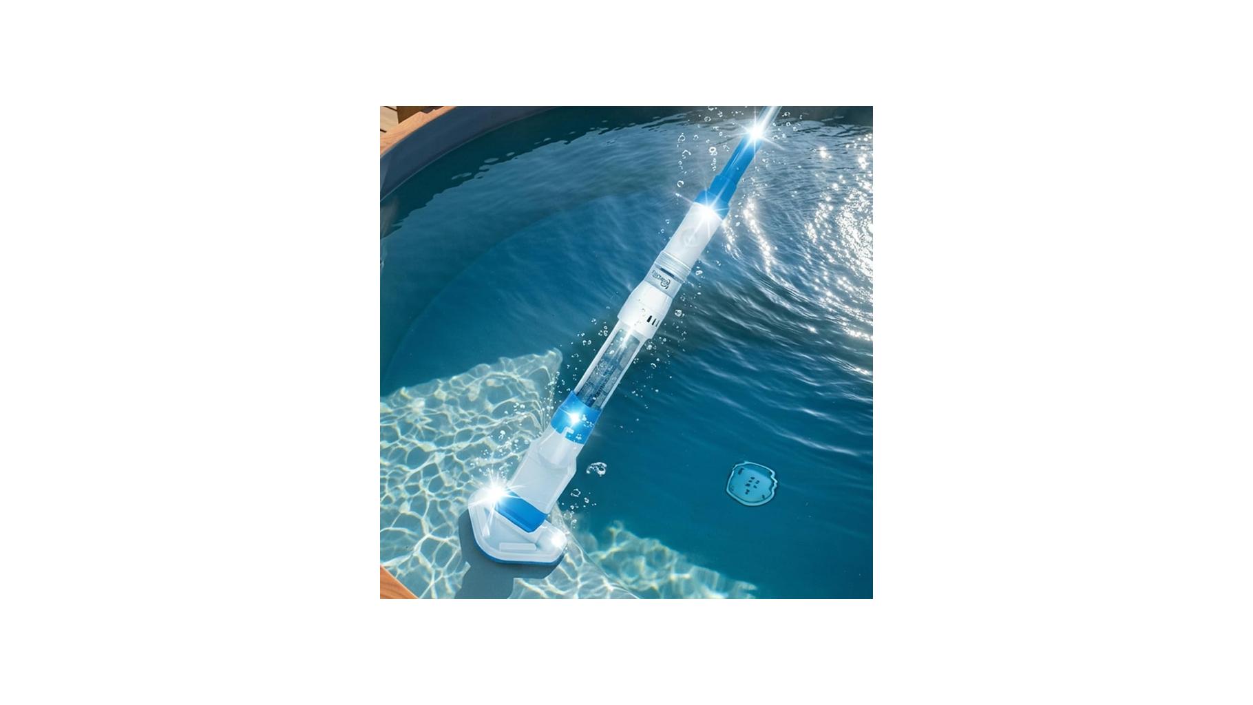 Cordless Handheld Pool Vacuum 13.2 Gal Min Powerful – In-Dep
