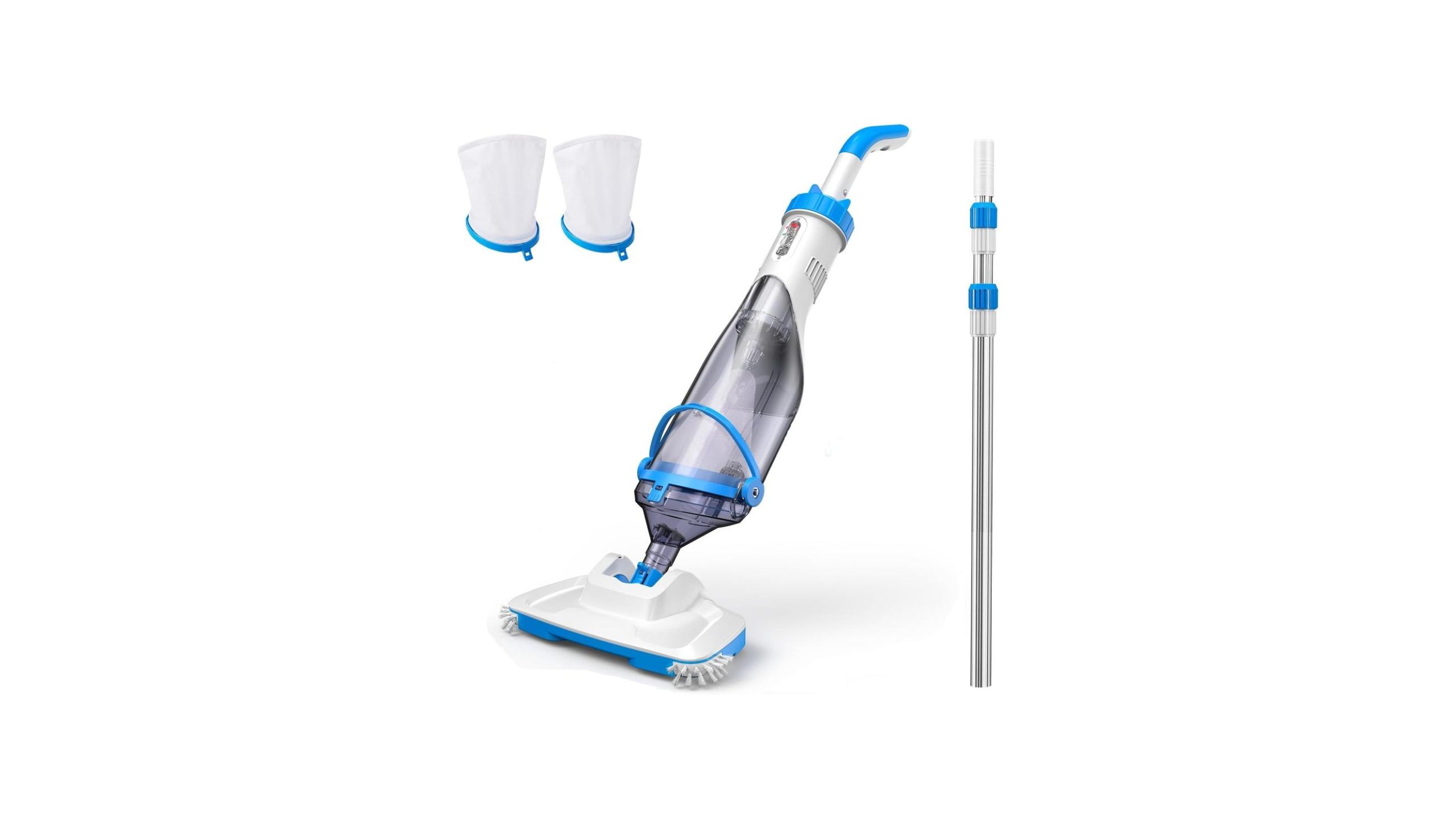 Consciot Handheld Pool Vacuum Telescopic Pole, 18.5 GPM – In