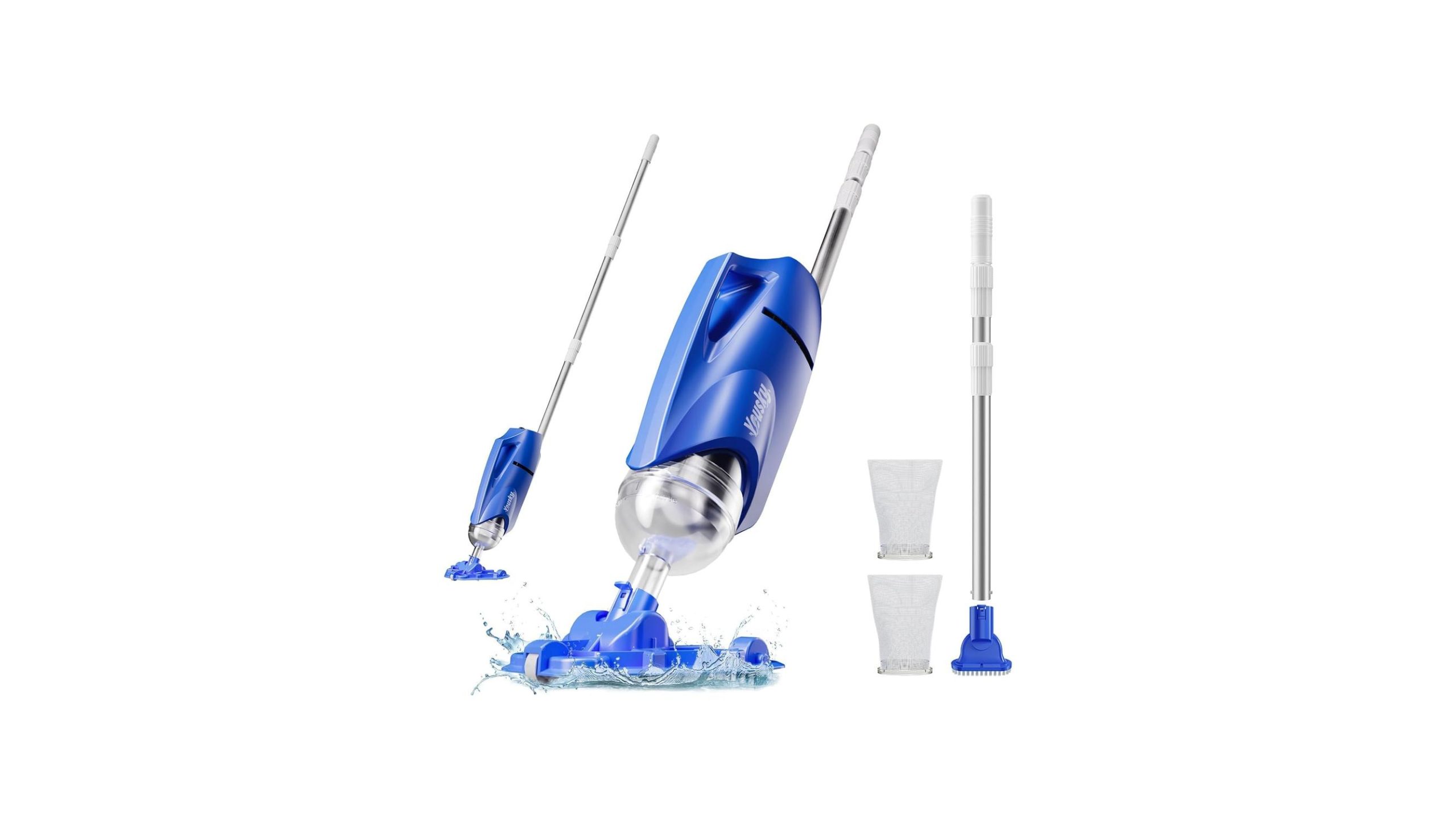 Hot Tub Vacuum – Cordless Spa Vacuum for Above Ground Pool,
