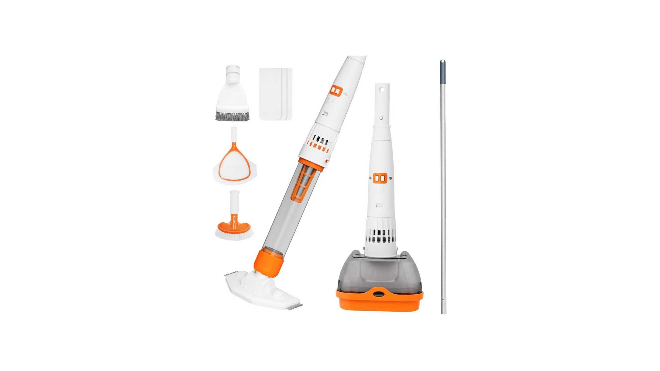 All in ONE Rechargeable Pool & Spa Hot Tub Vacuum – In-Depth