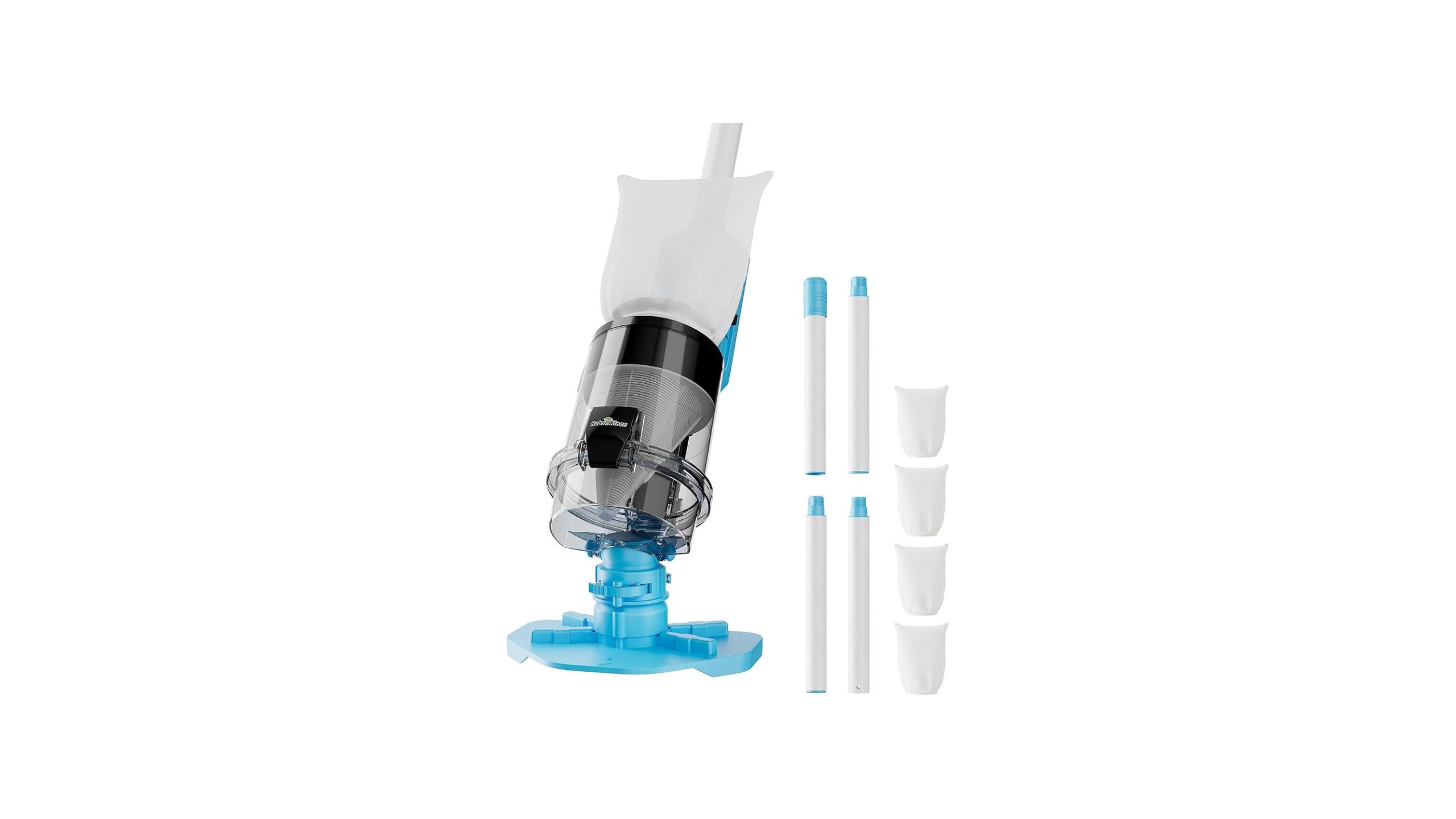 Cordless Pool Vacuum Telescopic Pole, Powerful 30 GPM – Deta