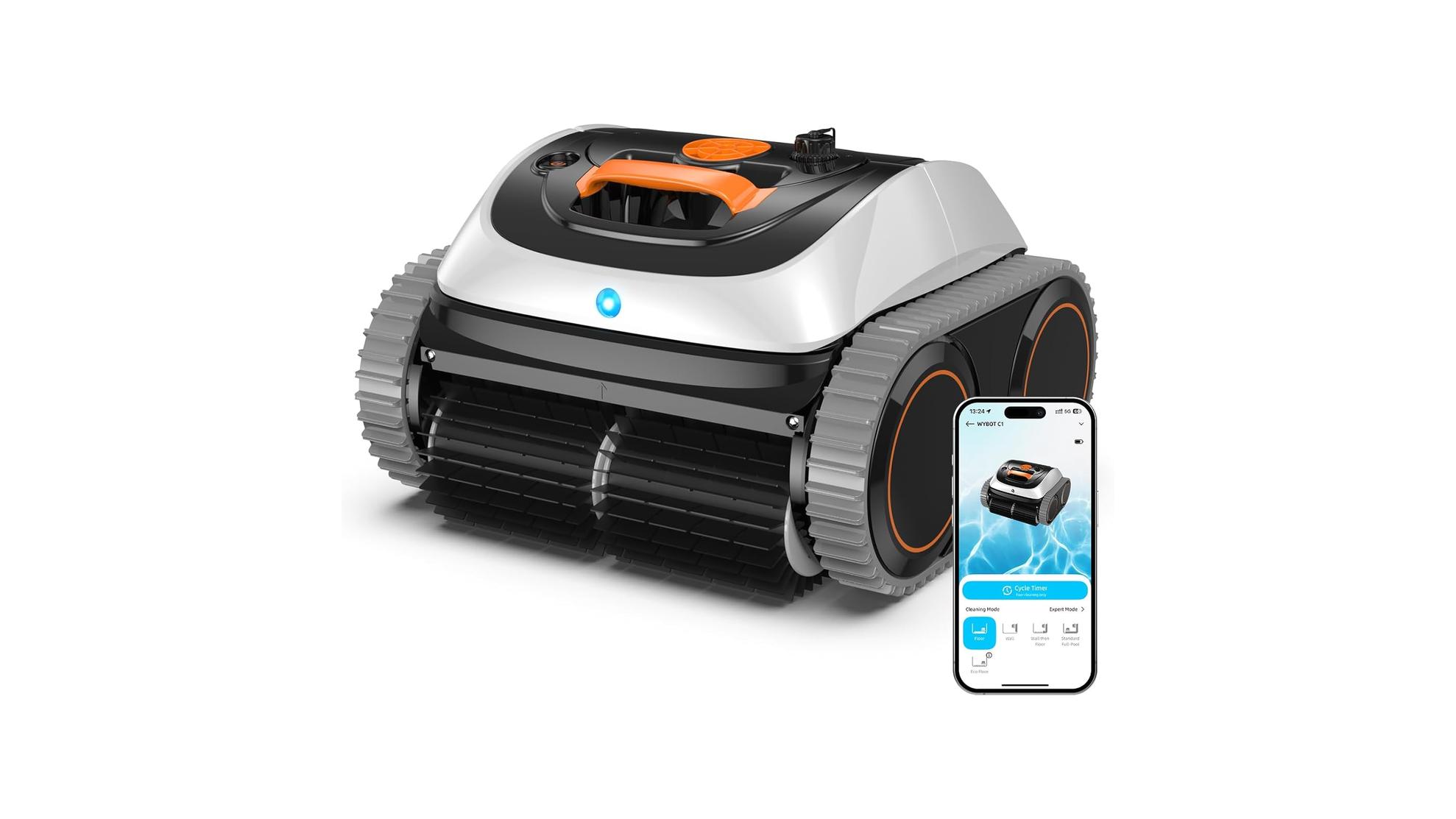 Pool Vacuum Inground Pools, 4-in-1 Cordless Robotic Cleaner