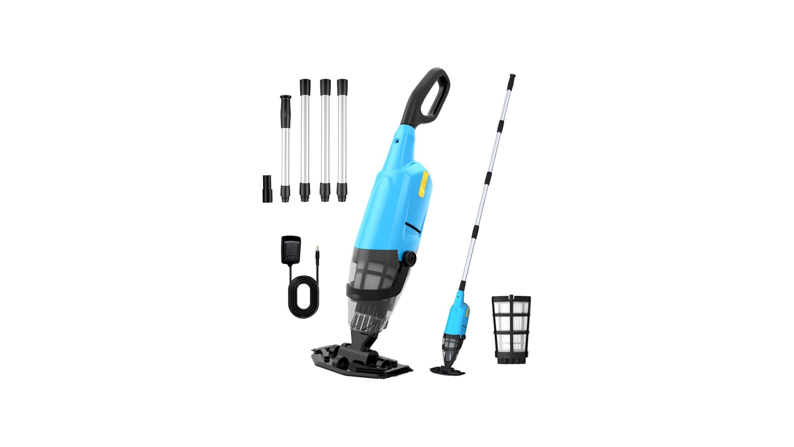Pool Vacuum Above Ground Pool, 2026 Upgraded Handheld – Pros