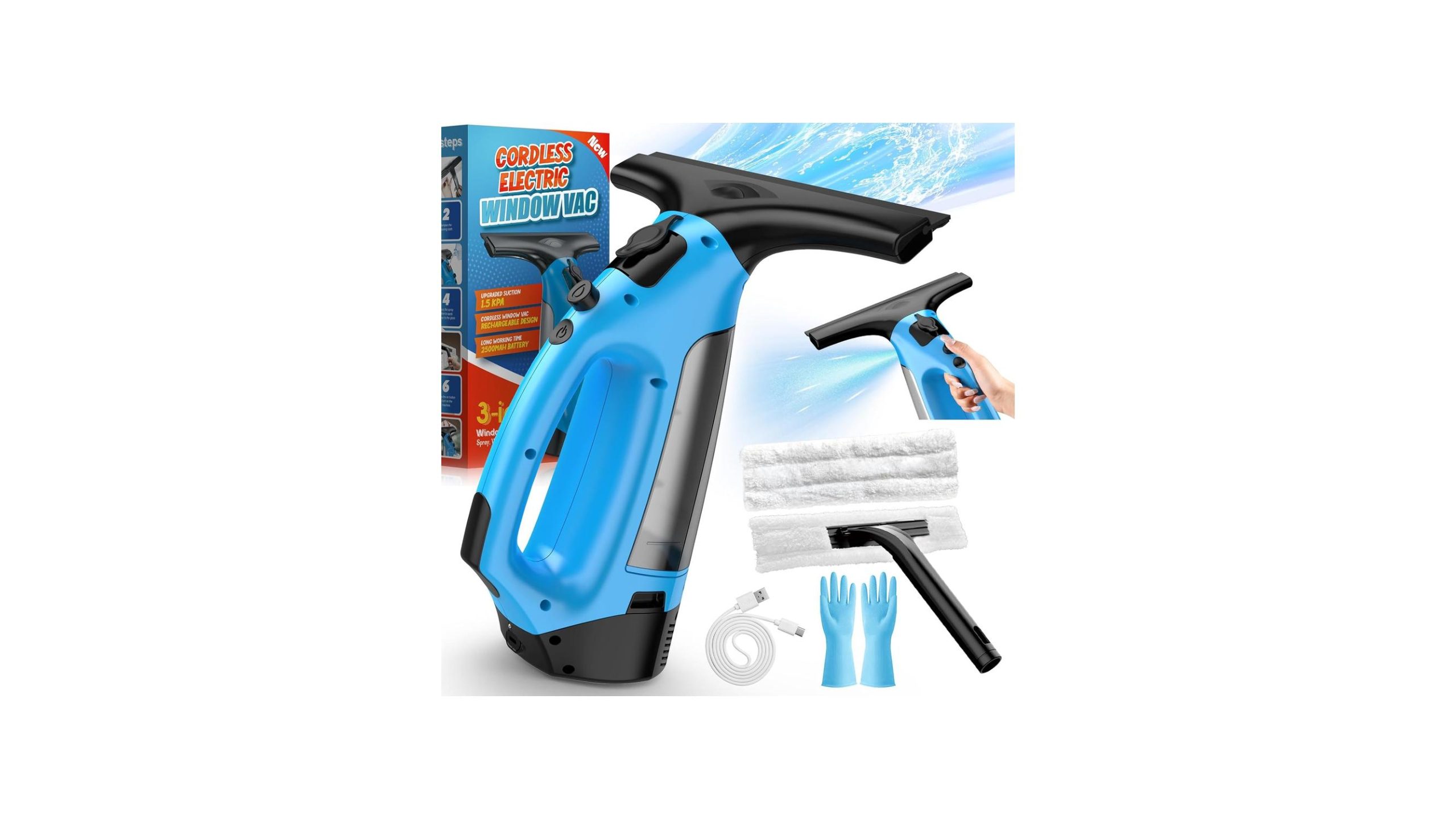 3 in 1 Rechargeable Window Vacuum Squeegee – Pros & Cons